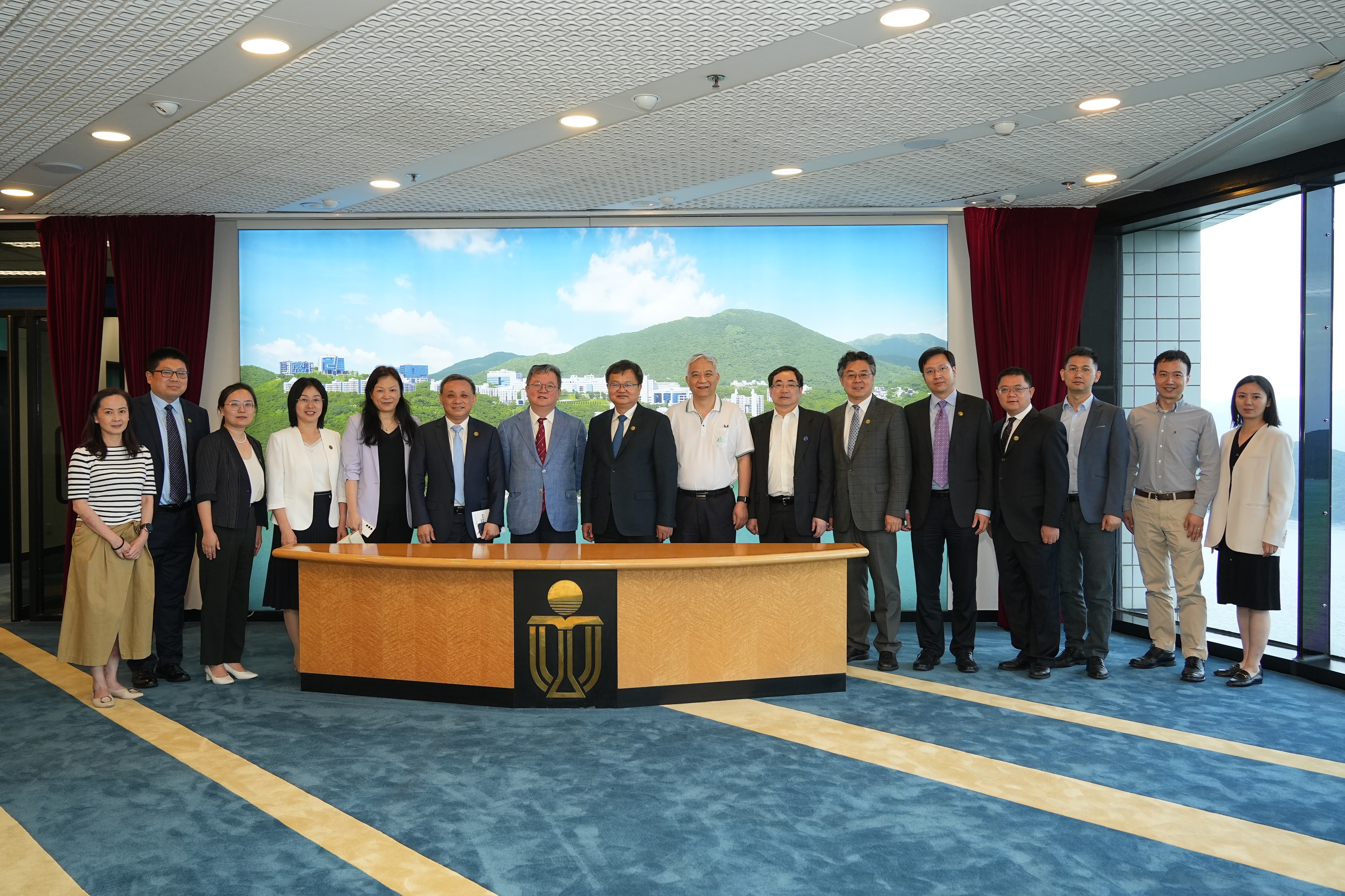 Visit from Wuhan University