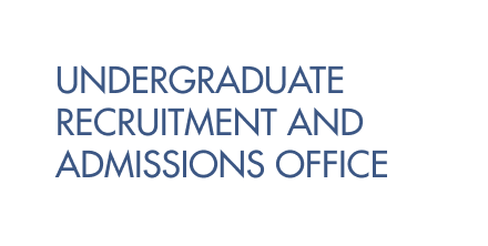 Undergraduate Recruitment and Admissions Office