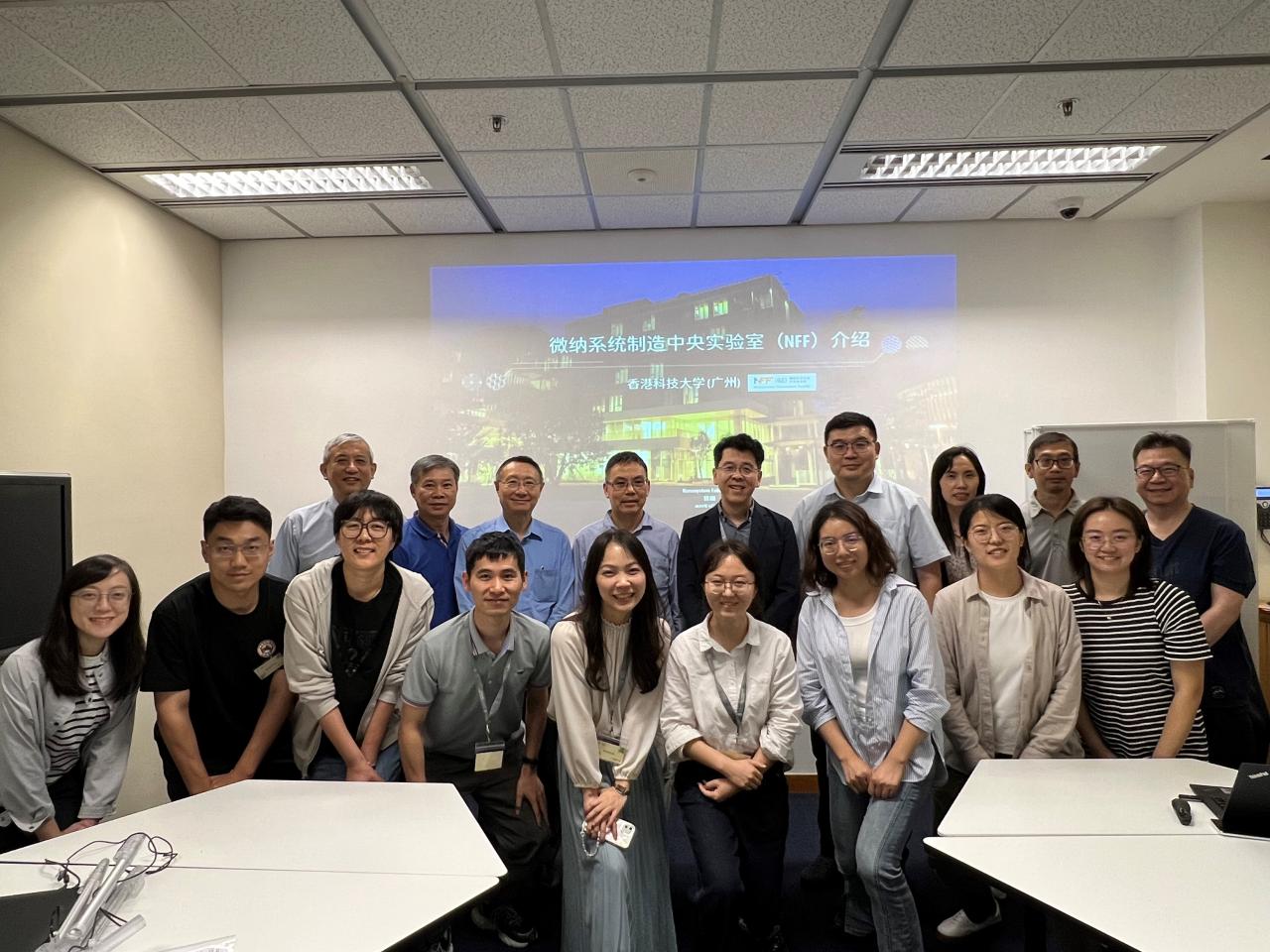 Exchange Visit from Nanosystem Fabrication Facility (GZ)