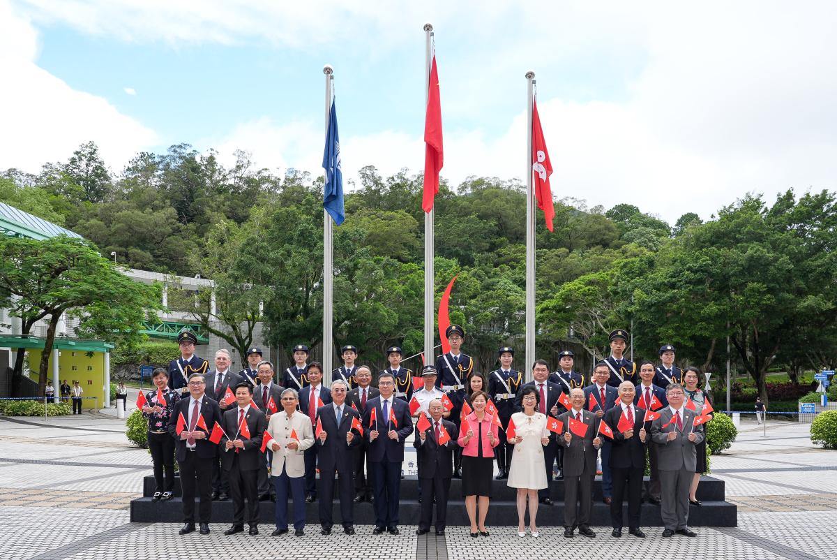 Flag-raising Ceremony in celebration of the 28th Anniversary of the Establishment of HKSAR